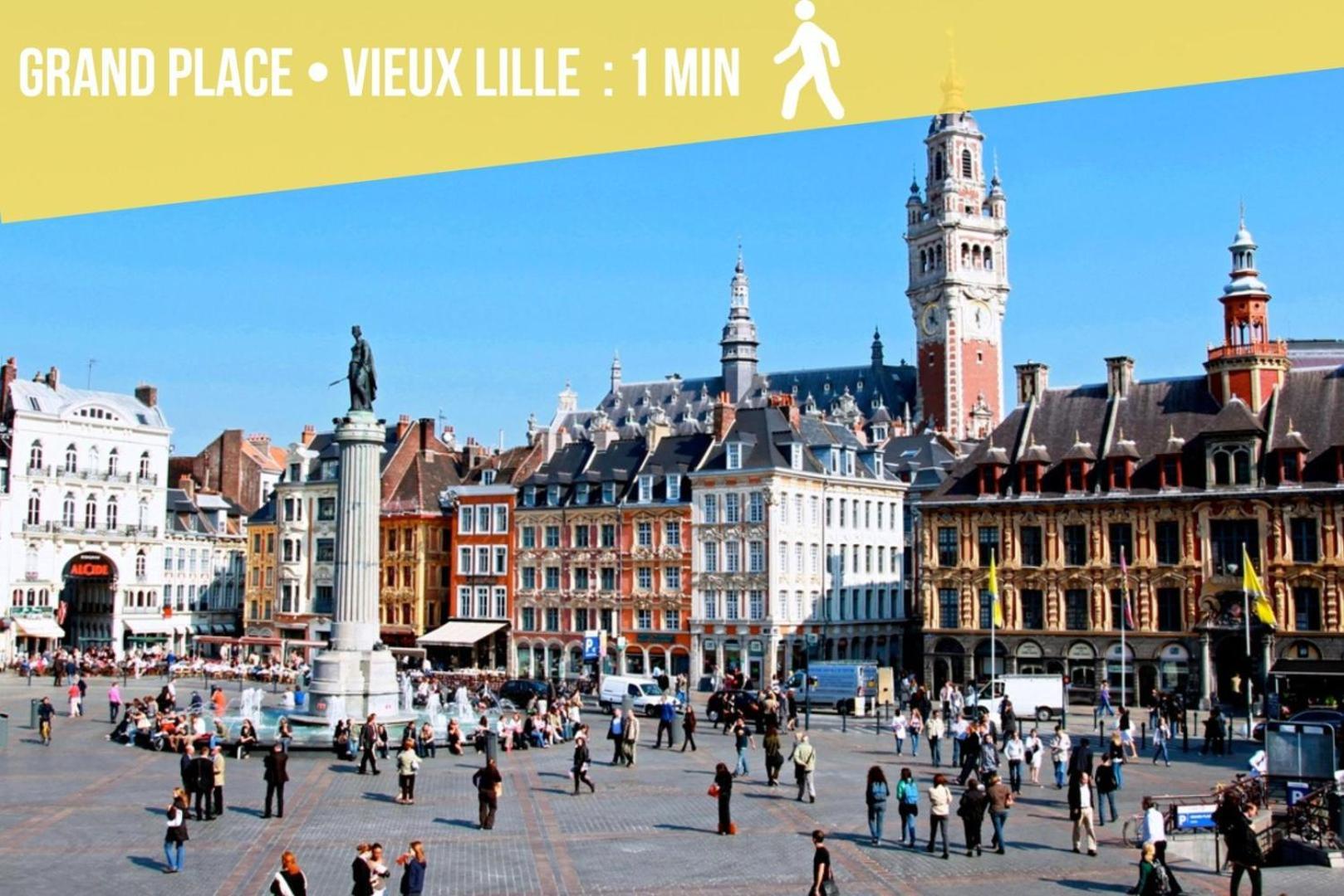 Apartamento Lille Centre - 1Br In The Heart Of Lille! Exterior foto